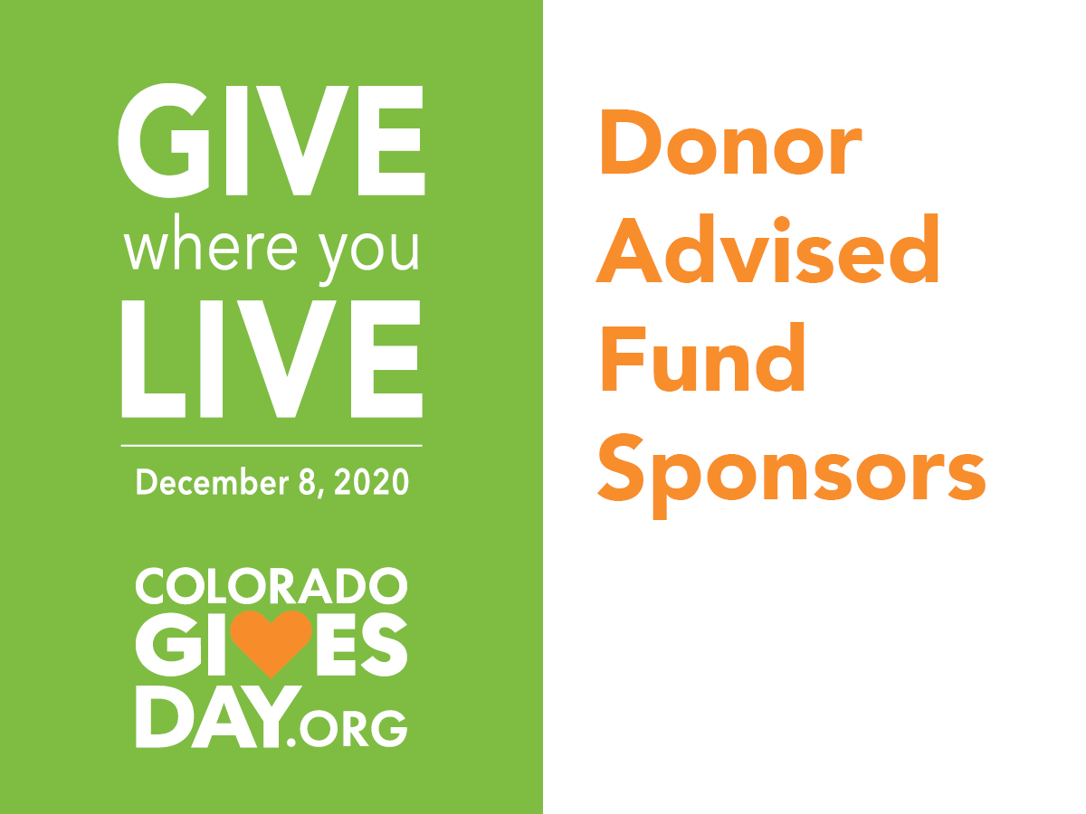 Donor Advised Fund Sponsors and Colorado Gives Day - Community First ...